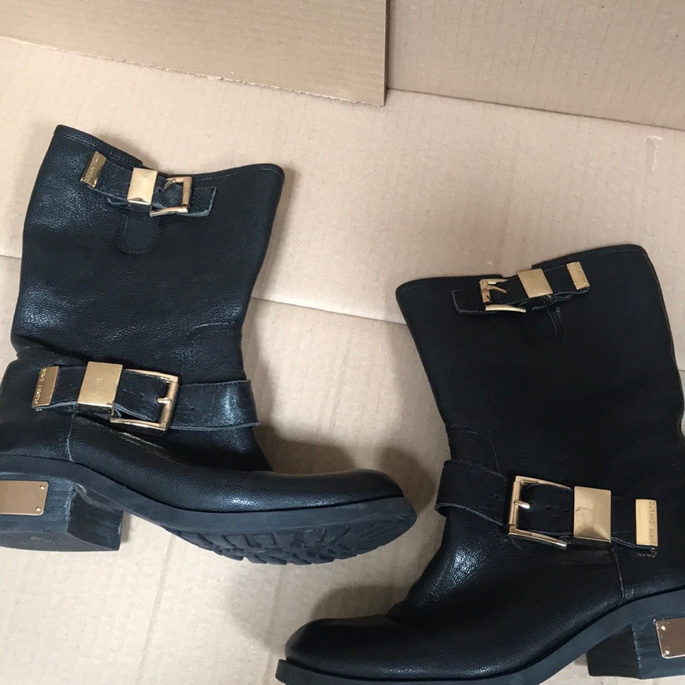 Vince Camuto  black leather Boots